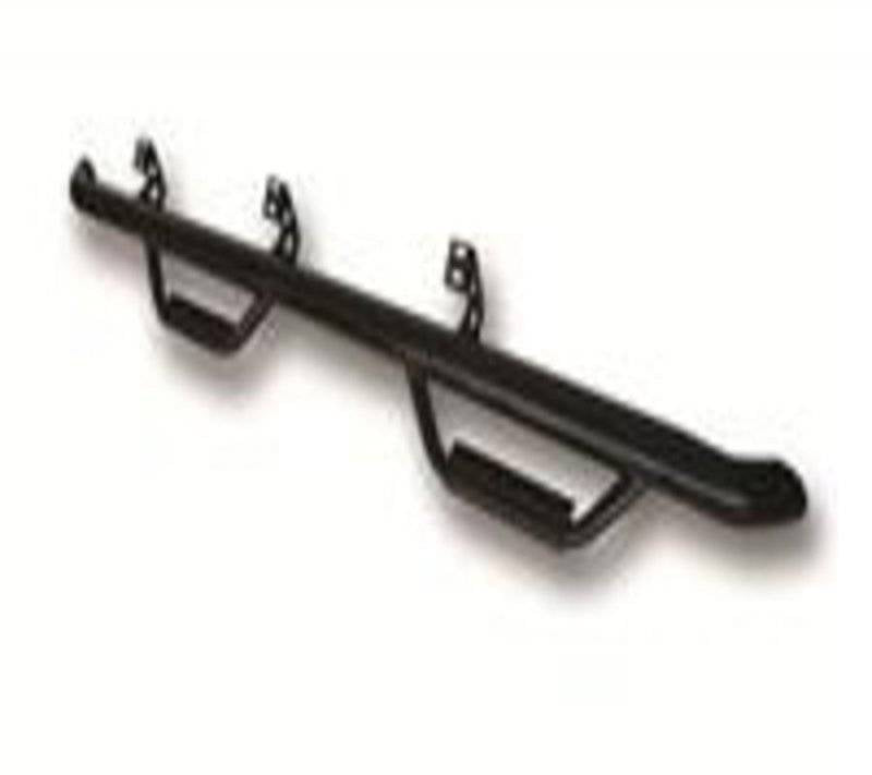Smittybilt 2001-2006 Chevrolet Silverado GMC Sierra 1500 Crew Cab 6.6' Bed Nerf Steps 4 Step Gloss Black C01100CC