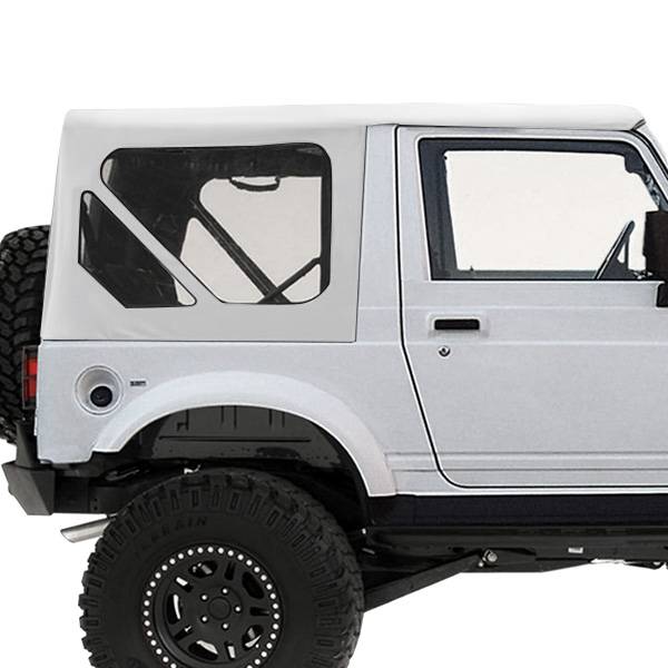 Smittybilt 1986-1994 Suzuki Samurai OEM Repl Soft Top White With Zip Out Windows 98552