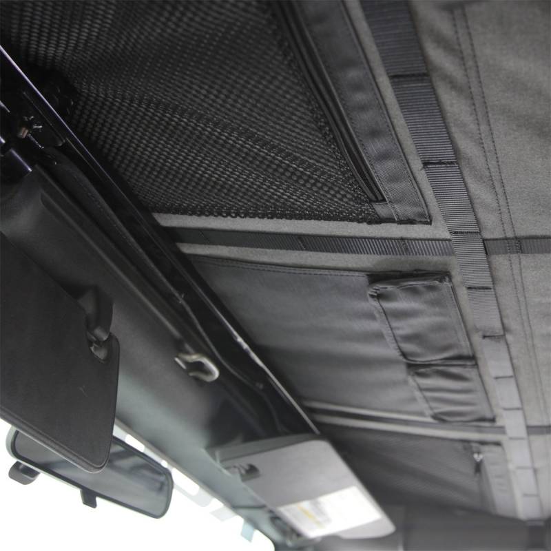 Smittybilt 2007-2018 Jeep Wrangler JK 2 Door Bowless Soft Top Combo OEM Replacement With Tinted Windows Black Diamond 9073235