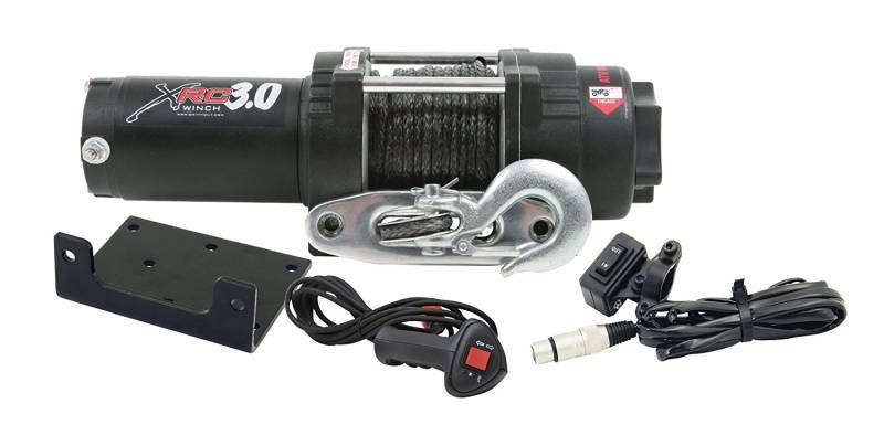 Smittybilt Universal XRC 3 Comp 3000 Lb. Winch Comp Series With Synthetic Rope Aluminum Fairlead 98203