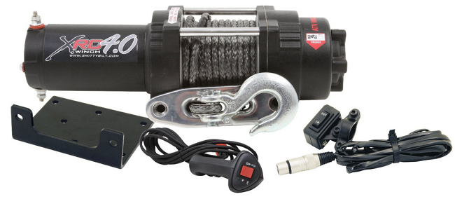 Smittybilt Universal XRC 4 Comp 4000 Lb. Winch Comp Series With Synthetic Rope Aluminum Fairlead 98204