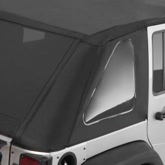 Smittybilt 2010-2018 Jeep Wrangler JK 4 Door Bowless Soft Top Combo With Tinted Windows 9087235