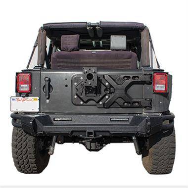 Smittybilt 2007-2018 Jeep Wrangler JK Pivot HD Oversize Tire Carrier 2843