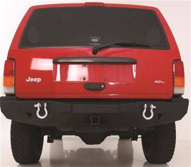 Smittybilt 1984-2001 Jeep Cherokee XJ 2 4 Door XRC Rear Bumper With Hitch Black Textured 76850