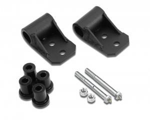 Warrior 1976-1986 Jeep Cj7 Shackle Frame Mounts 2.5" Spring With Bushing and Bolt Kit Front 403