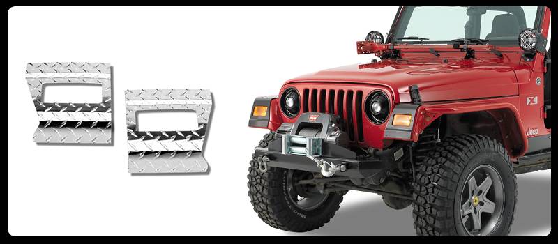 Warrior 1997-2006 Jeep Wrangler Tj Front Fender Rock Protector Steel S91602