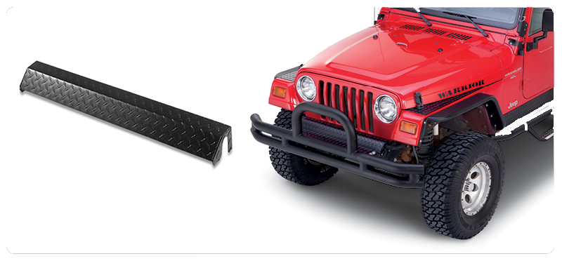 Warrior 1997-2006 Jeep Tj Wrangler Front Frame Cover Bumpers Steel S91610