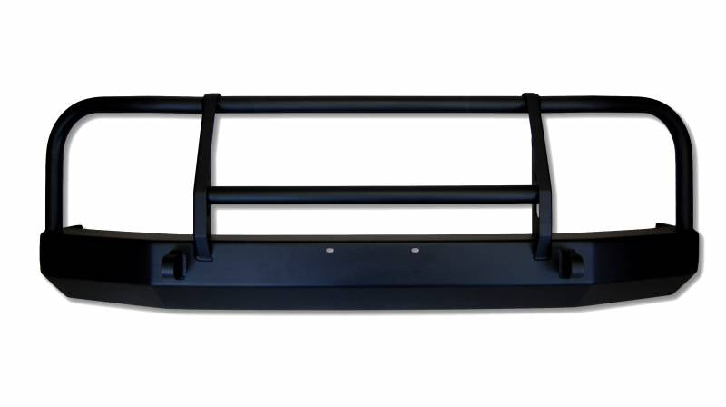 Warrior 1984-2001 Jeep Xj Cherokee Front Standard Contour Bumper With Brushguard Black 56060