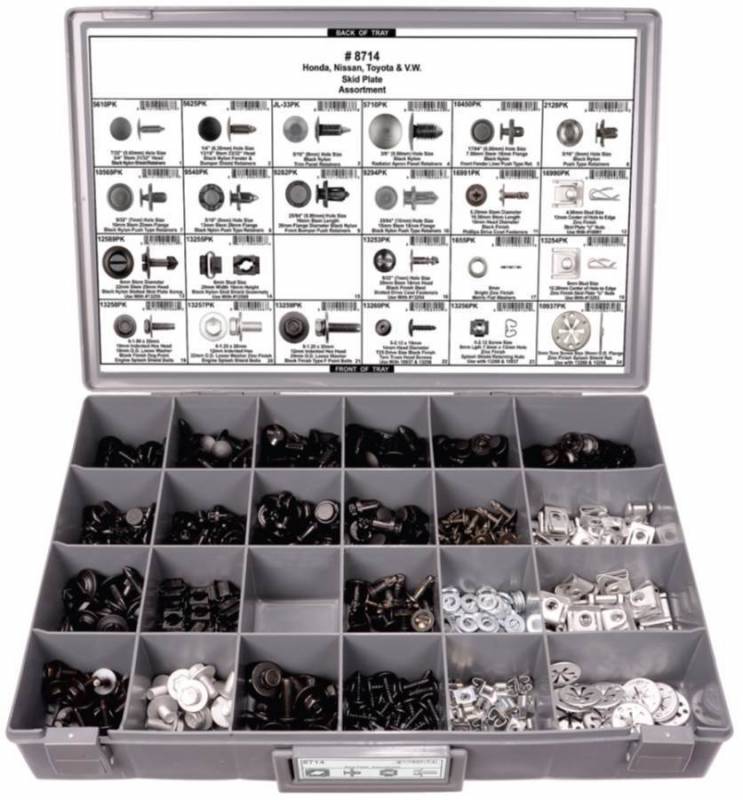 Disco Skid Plate Fastener Assortment 420 Pc Fits Japanese and VW 8714