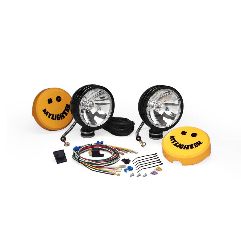 KC Hilites 6" Daylighter Halogen System Black Spot Beam Pair Pack 238