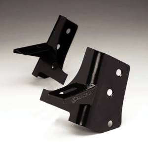 KC Hilites 1997-2006 Jeep Wrangler TJ Windshield Hinge Light Mount Brackets Black 7311