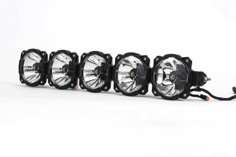 KC Hilites 2014-2018 Polaris RZR 32" Pro6 Gravity LED 5 Light 100W Combo Beam LED Light Bar System 91309