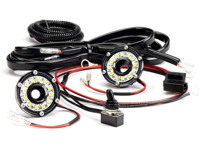 KC Hilites Cyclone LED 2 Light Universal Under Hood Lighting Kit 355