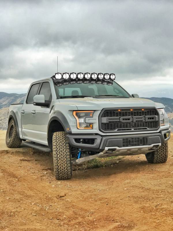 KC HiLites 2015-2020 Ford F-150 2017-2020 Raptor 57" Pro6 Gravity® LED 9-Light 180W Combo Beam Light Bar System 91333