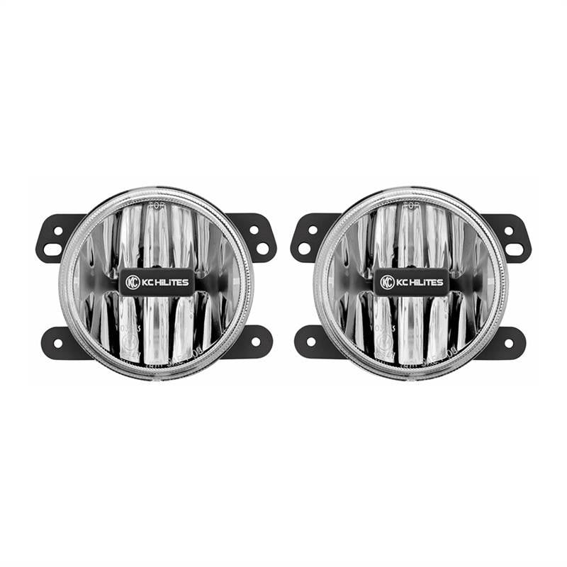 KC Hilites 2007-2009 Jeep Wrangler JK Gravity reg LED G4 Fog Light Fog Beam Pair Pack 494