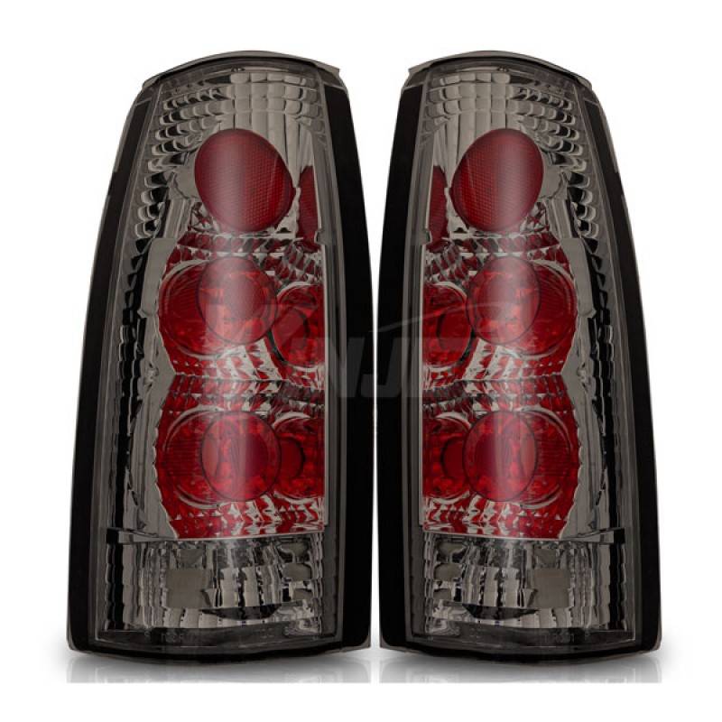 Winjet 1999-2000 Cadillac Escalade Chrome Smoke Altezza Tail Light WJ20-0003-02