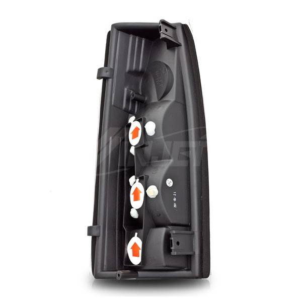 Winjet 1999-2000 Cadillac Escalade Chrome Clear Altezza Tail Light WJ20-0003-01