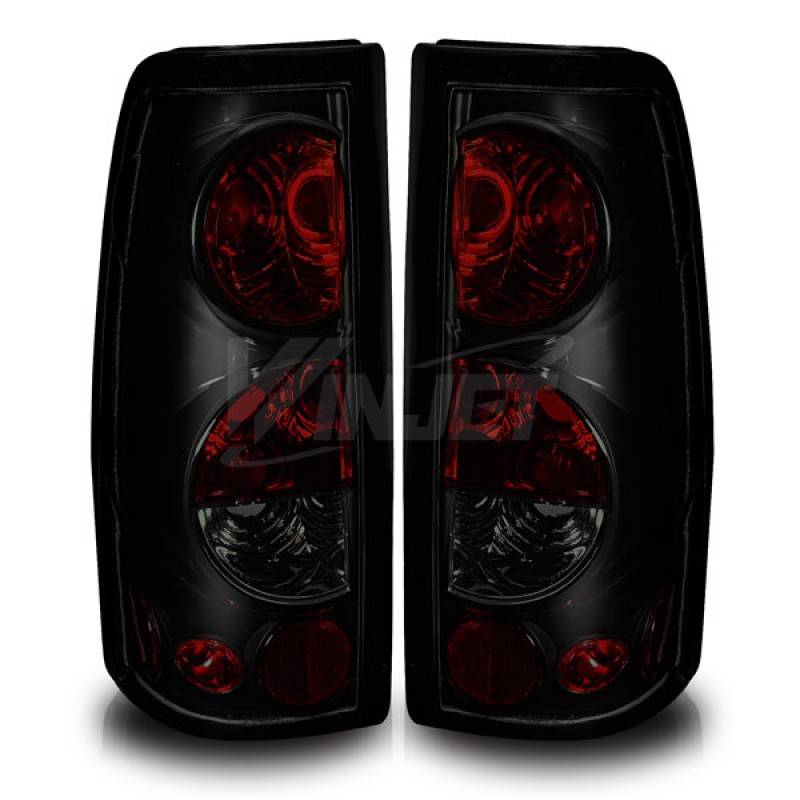 Winjet 1999-2006 Chevrolet Silverado Black Smoke Altezza Tail Light WJ20-0004-05