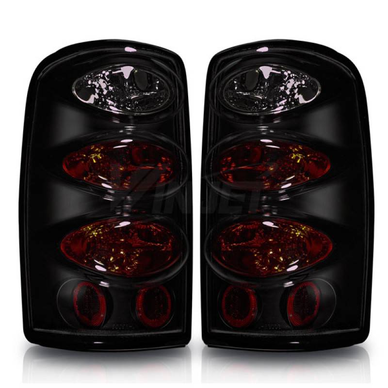 Winjet 2000-2006 Chevrolet Suburban Black Smoke Altezza Tail Light WJ20-0005-05