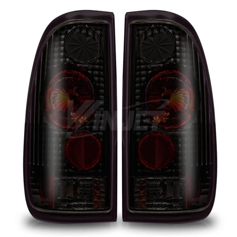 Winjet 1997-2003 Ford F-150 Black Smoke Style Side Altezza Tail Light WJ20-0016-05