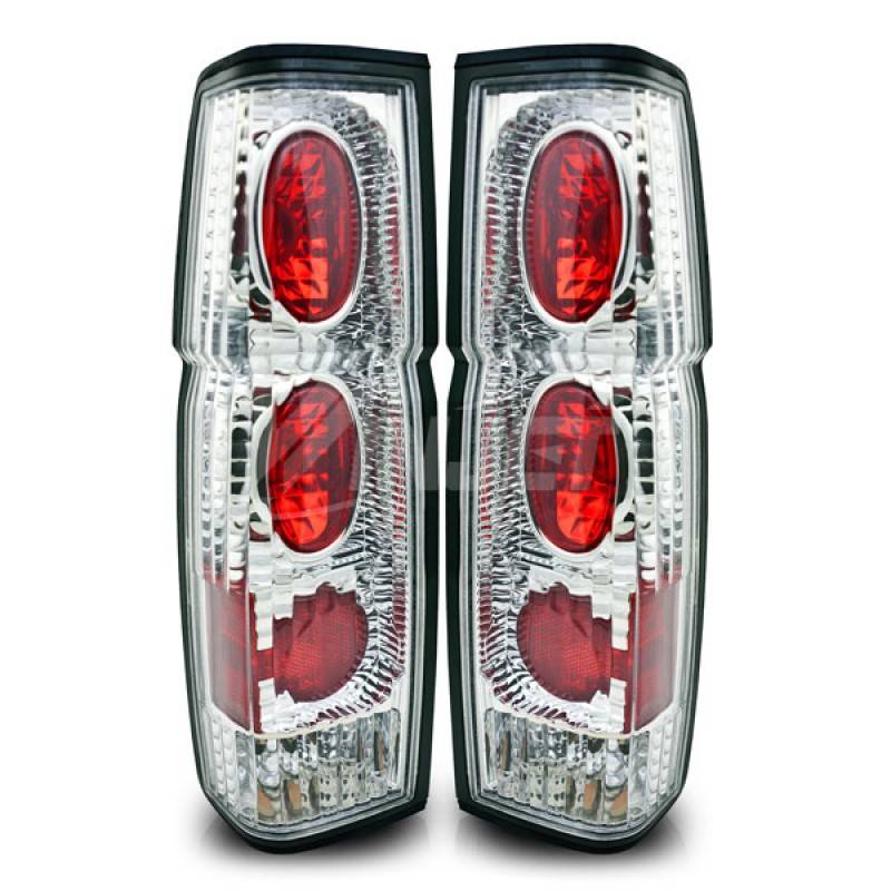 Winjet 1986-1997 Nissan Hardbody Chrome Clear Altezza Tail Light WJ20-0041-01