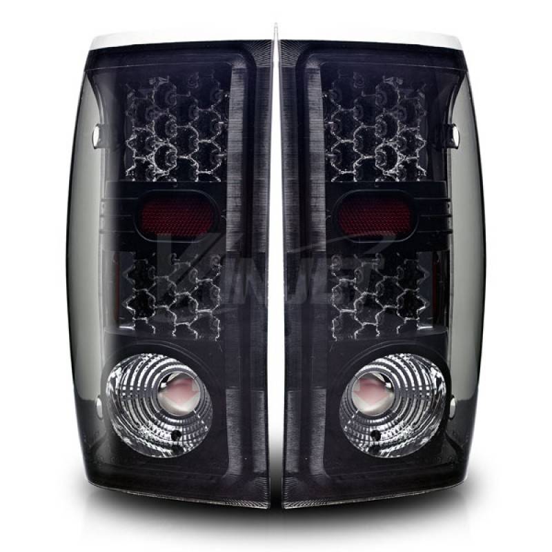Winjet 2000-2005 Ford Ranger Black Smoke Led Tail Light WJ20-0146-05