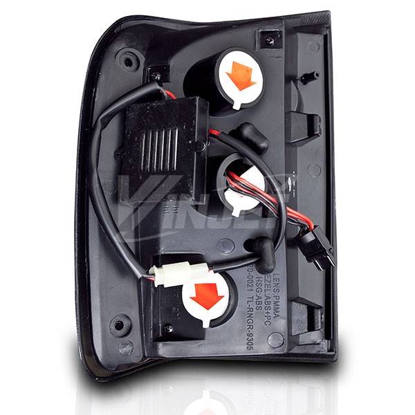 Winjet 2000-2005 Ford Ranger Black Smoke Led Tail Light WJ20-0146-05