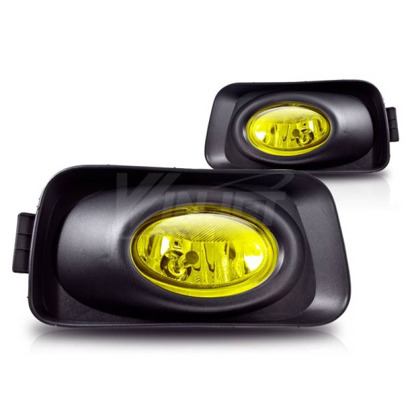 Winjet 2003-2006 Acura TSX Yellow Fog Lights Wiring Kit Included WJ30-0001-12