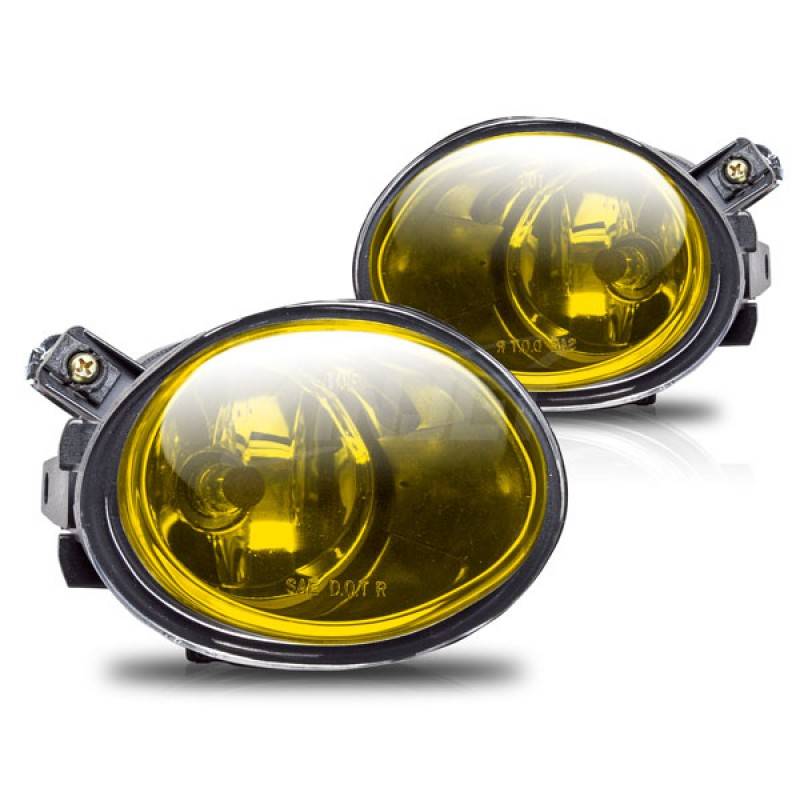 Winjet 2001-2005 BMW 3 Series E46 Yellow Replacement Fog Lights WJ30-0081-12