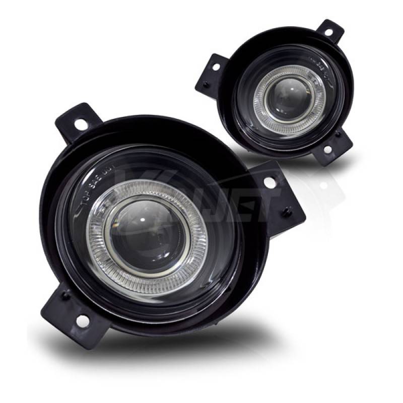 Winjet 2001-2003 Ford Ranger Clear Halo Projector Fog Lights WJ30-0087-09