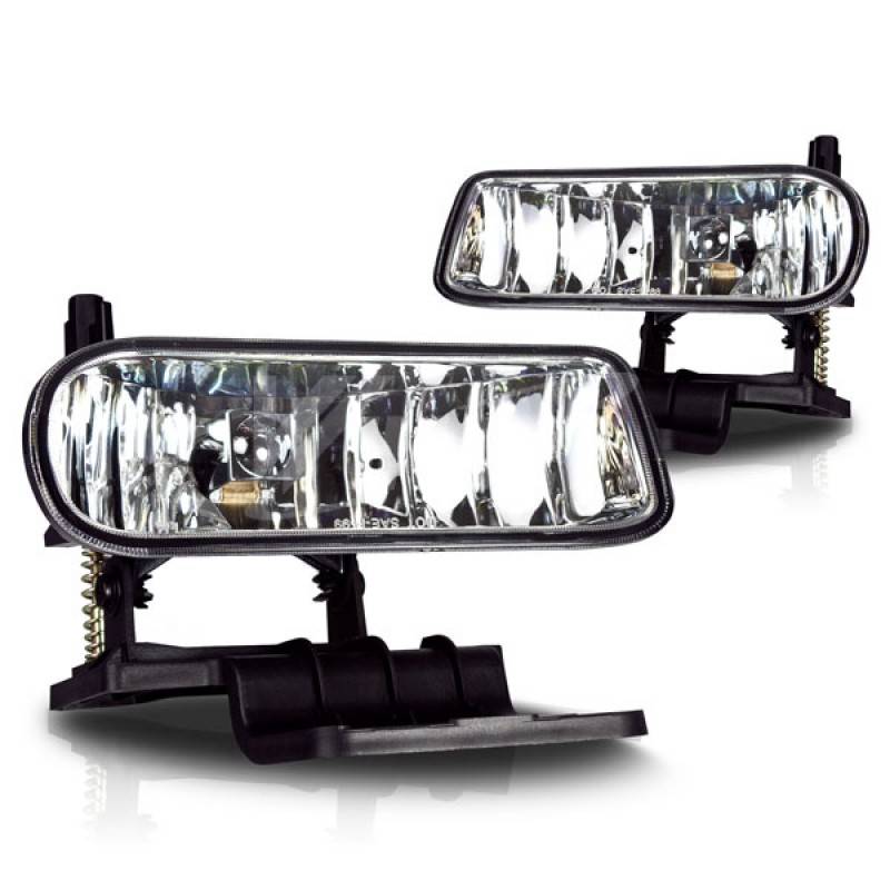 Winjet 1999-2002 Chevrolet Silverado 1500 Clear Replacement Fog Lights WJ30-0125-09