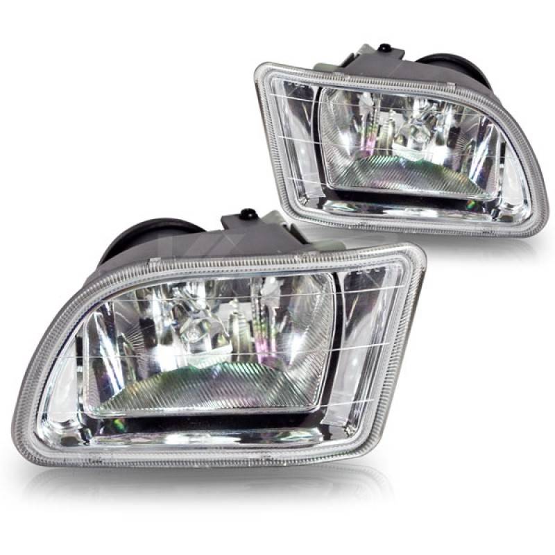 Winjet 1999-2001 Honda Odyssey Clear Fog Lights Wiring Kit Included WJ30-0135-09