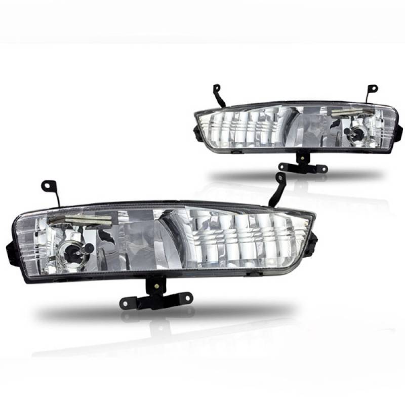 Winjet 2007-2011 Hyundai Accent Clear Fog Light Wiring Kit Included WJ30-0172-09