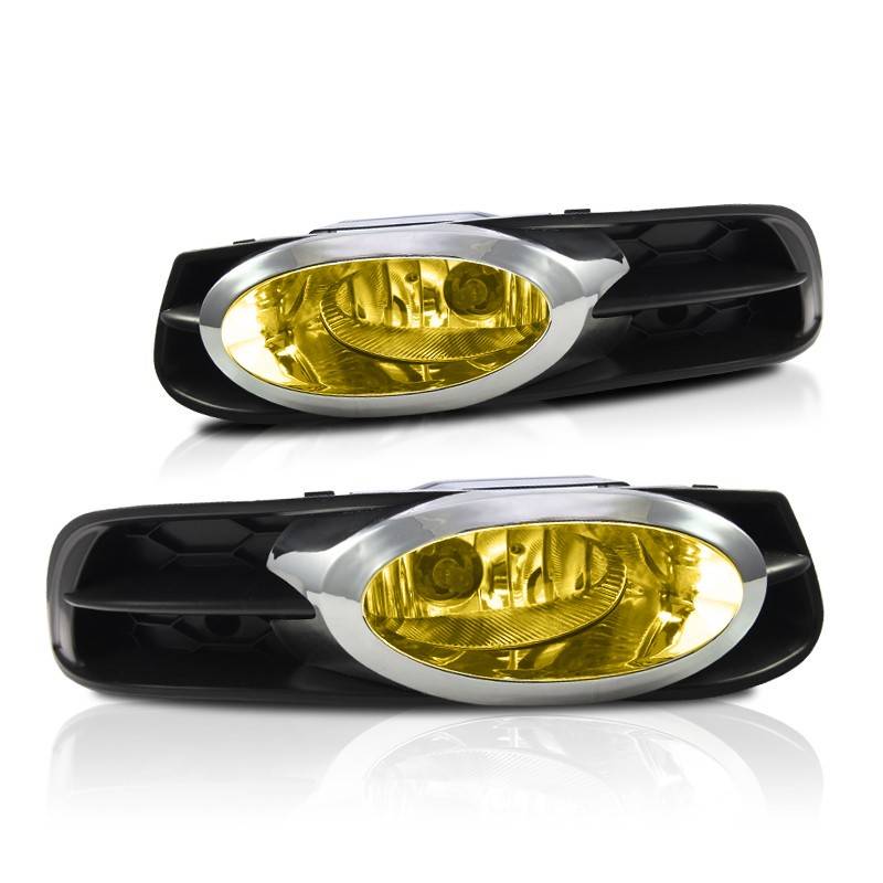 Winjet 2012-2013 Honda Civic 2Dr Yellow Fog Light Wiring Kit Included WJ30-0318-12