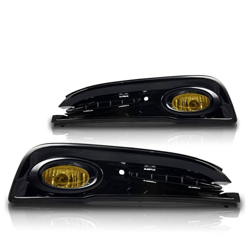 Winjet 2013-2015 Honda Civic 4Dr Yellow Fog Light Wiring Kit Included WJ30-0358-12