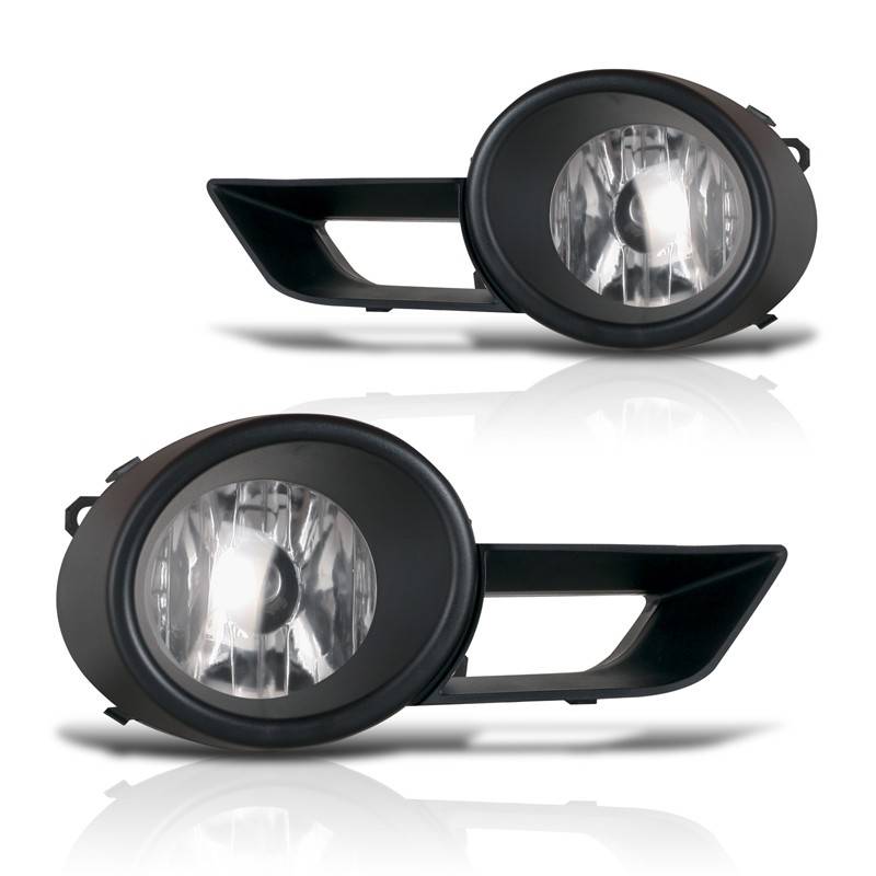 Winjet 2008-2011 Toyota Highlander Clear Fog Light Wiring Kit Included WJ30-0389-09