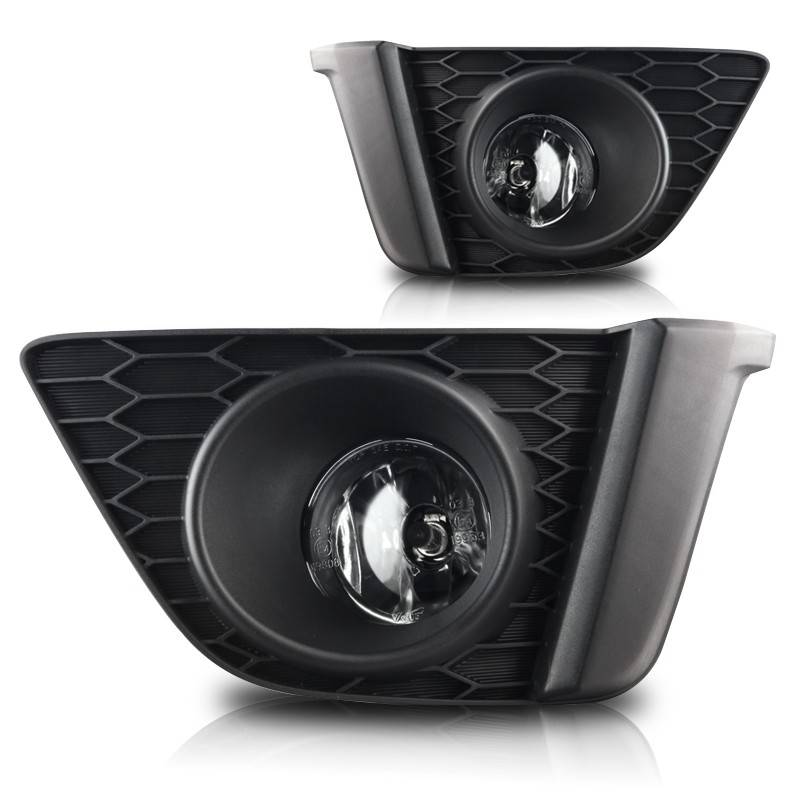 Winjet 2014-2015 Honda Fit Clear Fog Light Wiring Kit Included WJ30-0424-09