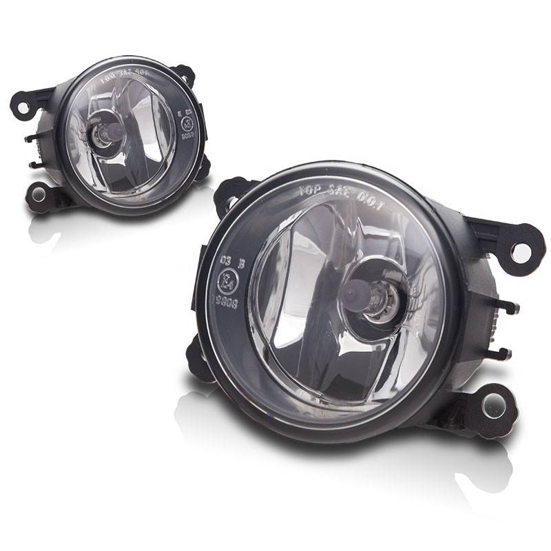 Winjet 2011-2012 Ford Explorer Clear Fog Lights Wiring Kit Included WJ30-0197-09