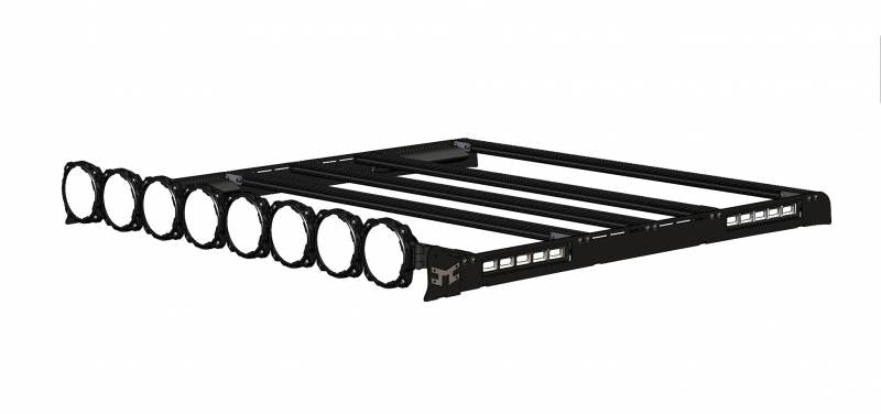 KC Hilites M-Racks 2007-2018 Jeep Wrangler Jk Unlimited 50" Gravity Pro6 8-It Roof Rack System 92142