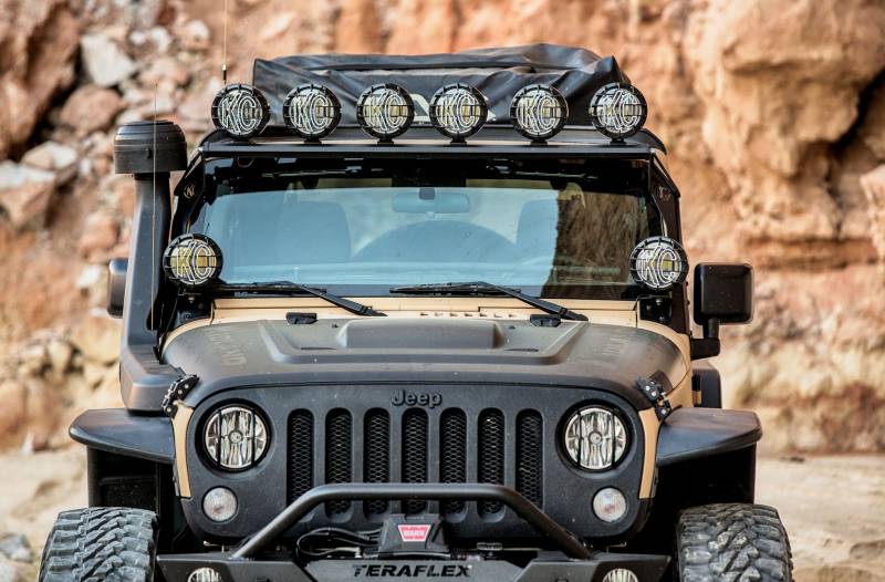 Kc HiLites 2007-2018 Jeep Wrangler JK 50" Overhead Xross Bar Light Mount 7419