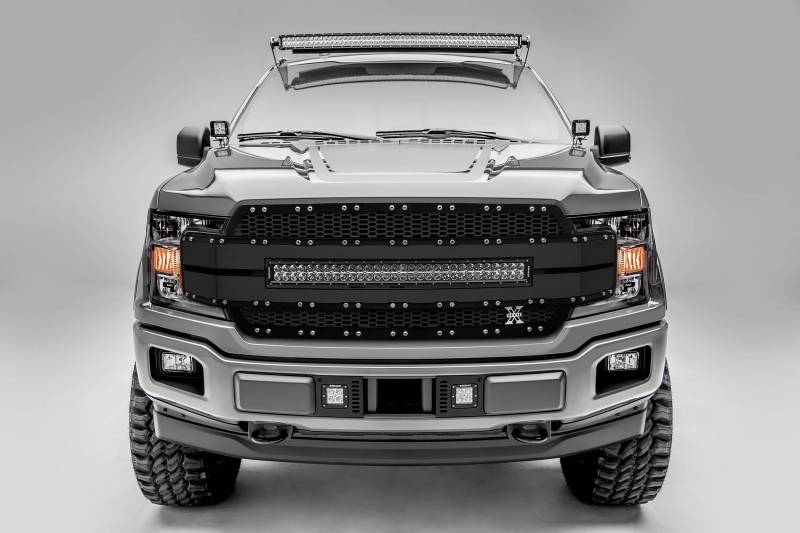 T-Rex 2018-2020 Ford F-150 Torch-AL Series Replacement Grille Fits Vehicle w/ FFC Includes (1) 30 LED Light Bar 6315791