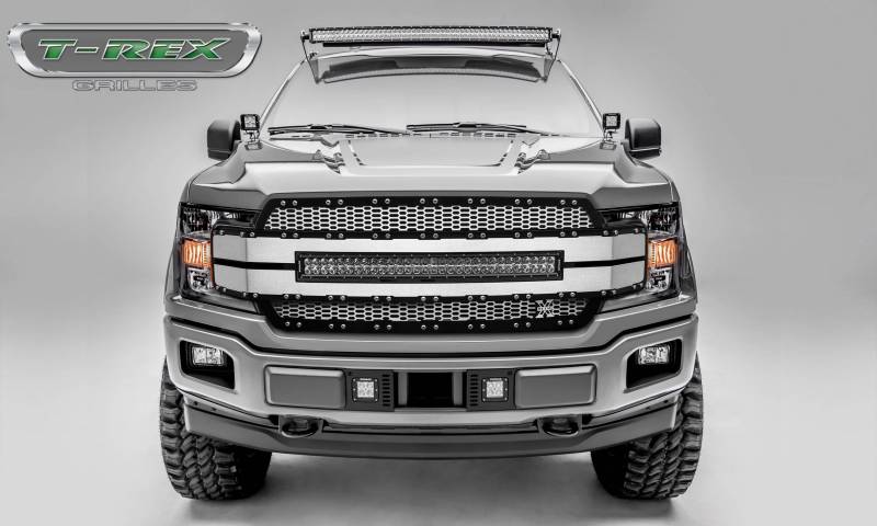 T-rex 2018-2020 Ford F-150 Replacement Grille Includes (1) 30 LED Light Bar Universal Wire Harness Aluminum Frame 6315785