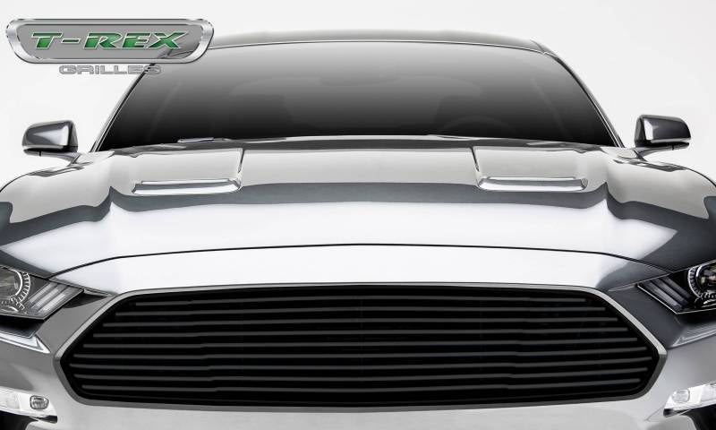T-Rex 2018-2023 Ford Mustang Gt Billet Grille Main Overlay With Black Powder Coated Finish 6215501