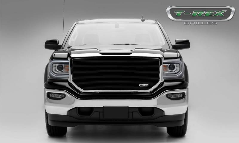 T-Rex 2016-2018 GMC Sierra 1500 Laser Billet Main Grille without Logo Cutout Insert Black 6202141