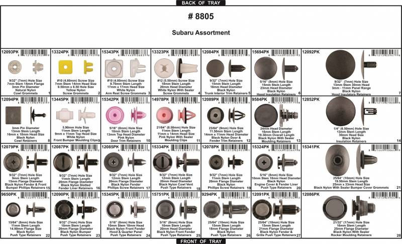 Disco Skid Plate Fastener Assortment 420 Pc 8805