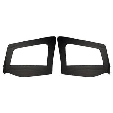 Smittybilt 1987-1995 Jeep Wrangler YJ Soft Top Door Skins Only Denim Black 89615