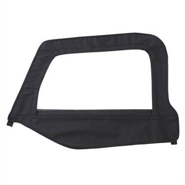 Smittybilt 1997-2006 Jeep Wrangler TJ Soft Top Door Skin With Frame Driver Side Black Diamond 79435