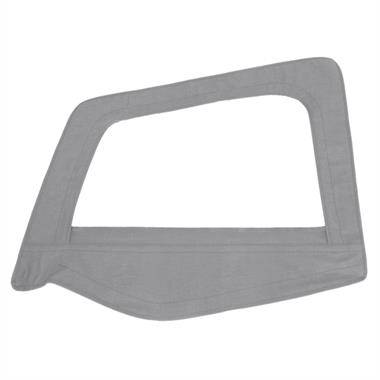 Smittybilt 1987-1995 Jeep Wrangler YJ Soft Top Door Skin With Frame Driver Side Denim Gray 89411