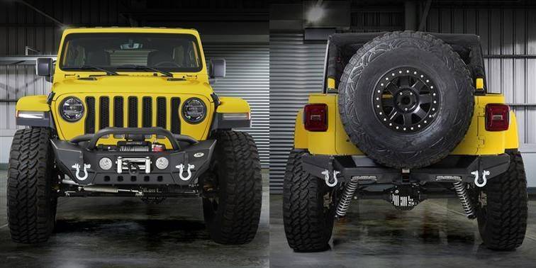 Smittybilt 2018 Jeep Wrangler JL 2 & 4 Door Gen 2 XRC Front and Rear Bumper 77807-77858