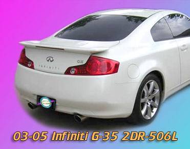 Razzi 2003-2007 Infiniti G35 Custom ABS Spoilers 506L